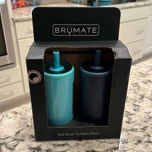 Brumate two pack slims with straw lid